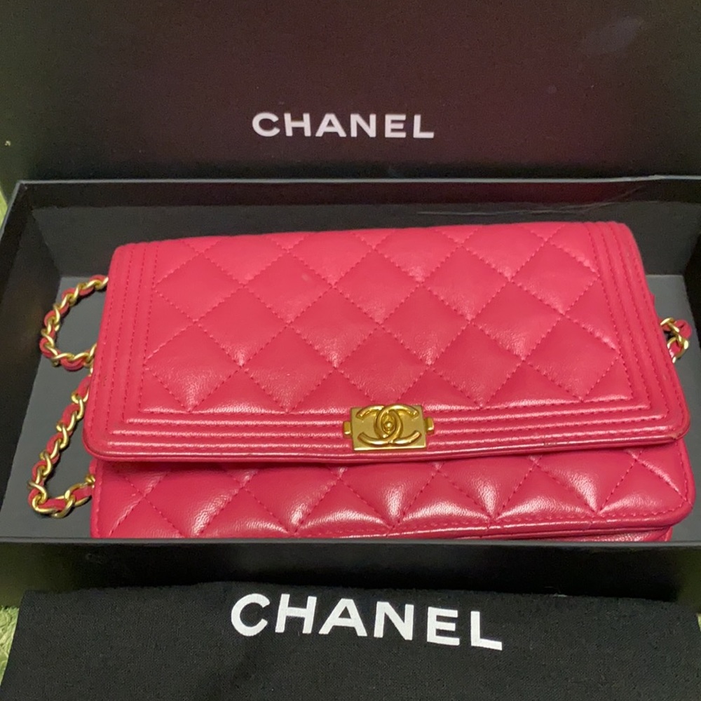 Chanel le boy flap woc